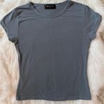 White Fox Boutique White Fox Size M Too Blessed Tee Steel Photo 1