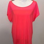 Danskin Now Neon Glow Orange Loose Fit Short Sleeve Athletic Shirt Size XL Photo 0