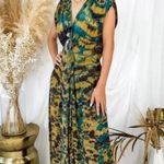 Young Fabulous and Broke Anthropologie Helena Dress Verdigris Boa Wash Size Small Photo 9