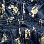 Urban Outfitters Black and gold floral  crop top  Photo 2