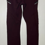 Lululemon  | Toasty Tech Tight II‎ Leggings Garnet Burgundy | Women's 4 Photo 0