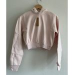 SKIMS  Cotton Fleece Shrunken Pullover Hoodie in Barely Pink, Size X-Small Photo 5
