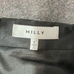 Milly  Runway Raquel Wool & Mesh Flared Mini Skirt Size 2 XS Designer Chic Photo 4