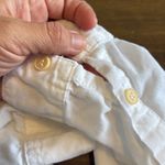 CP Shades  Micro Corduroy Tunic Shirt Dress White Button Down Long Sleeve S Photo 10