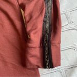 Bailey 44 Womens V-neck Sweatshirt Large Made In USA NEW NWT Boho Beaded Arms Photo 1