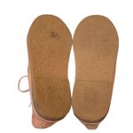 Mini Boden Pink Suede Lace Up Shoes Size 39 Photo 3