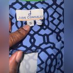 Jude Connally Elegant Blue Patterned Dress size Small Photo 3