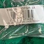 Frederick's of Hollywood Margarita Floral Green Lace Teddy Size 3X NWT Photo 3