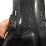 None Women's Black Crossband Jelly Casual Slip-on‎ Slide Sandals Size 8 Photo 2