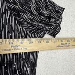 Dress Barn Womens Metallic Print Short Sleeve Slinky Top Size 1X Y2K Pleated Photo 6