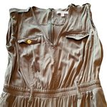 Chelsea28  Olive Green Sleeveless Pantsuit/Jumpsuit with wide legs and pockets Photo 8