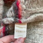 Free People Tan Fair Isle Alpaca Chunky Knit Turtleneck Sweater Photo 11