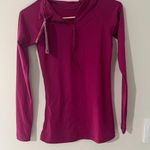 Athleta  Long Sleeve Surf Swim Rashgaurd Top Magenta Pink Women's Size Small NWT Photo 4