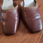 Andrew Geller  Magic Heels Brown Ankle Strap Heels - Size 6 Photo 3