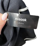 Misook  Collection Black White Piped Knit‎ Sheath Dress Size Medium Photo 10