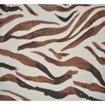 CAbi Ladies Brown Animal Tiger Print V-Neck Cap Sleeve Blouse Top Size S Light Photo 5