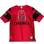 NWOT PINK Victorias Secret Louisville Cardinals Lace Up Football Jersey Size XS Red Photo 0