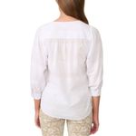 J. McLaughlin NWT  Cotton Estella Blouse White Size S Photo 1