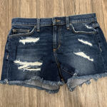 joe's jeans  Blythe‎ Distressed Blue Cutoff Shorts Size 28 Photo 0