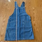 Dockers  Vintage 90s Blue Denim Overall Dress Women’s Size S Photo 4