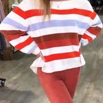 Peach Love  Off-The-Shoulder sweater Photo 0