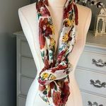 infinity Sheer Floral Scarf  Lightweight Photo 0