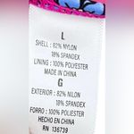 California Waves Women’s Bikini Swimwear Pink Crochet Floral Size Large NWT Photo 5