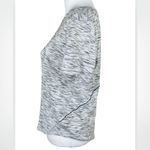 Lululemon  Long Distance Short Sleeve Tee Shirt Tiger Space Dye Black Women’s 8 Photo 3