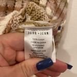 John + Jenn  Julianna striped grandmacore preppy cardigan Size Large EUC Photo 3