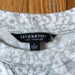Liverpool Los Angeles NWOT Women's Gray Animal Print Pullover Sweater Size L Size L Photo 4