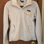 Patagonia White Fleece Button Pullover Photo 0