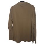 Topshop  Basic Oversized Long Sleeve Polo Top - Olive Green Size Medium 8/10 NWT Photo 5