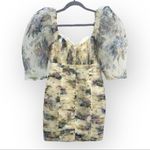 ASOS  Design Puff Sleeve Floral Mini Dress  Size 2 Photo 1