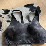 Athleta  Phenomena Adjustable Racer Back Sports‎ Bra 36C High Impact Black Marble Photo 0