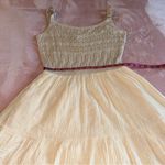 Gilli cream crocheted sleeveless cotton midi dress L boho cottagecore western Size L Photo 9