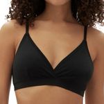Brand New Gap Body Women's Size XS Black Breathe Bralette Bra Photo 0