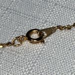 Unique Vintage Vintage Amethyst And CZ In GEP Yellow Gold Ring And 18” Necklace & Ring Size 8 Photo 4