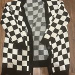 Current Mood Checkered Cardigan Photo 0