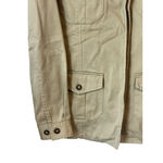 F.M. Allen Jacket Womens Small Safari Hunting Blazer Casual Travel Patch Pocket Tan Photo 3