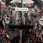 Ulla Johnson  Honoria Dress Rosewood Size 4 Small Tiered Ruffle Mini Dress Belted Photo 9