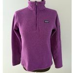 Patagonia Womens Better Sweater 1/4 Zip Magenta Plum Jacket Pullover Small? Photo 4