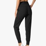 G Gradual Women's Joggers High Waisted Yoga Pants Pockets Loose Leggings Black M Size M Photo 1