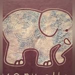Ivory Ella  size Medium purple long sleeve tee with boho elephant print. Photo 5