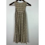 Sunner Silk Dress S Cottagecore Boho Romantic Vintage Revival Crochet Ethereal Tan Photo 1