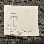 ZARA  Trafaluc Collection Plaid Lace Trim Mini Skirt Women Size L Photo 4