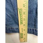 FUTURE COLLECTIVE Denim Shirt Dress Short Sleeve Collared Button Front Blue S Photo 3