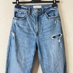 Abercrombie & Fitch  The Ankle Straight Ultra High Rise Distressed Jeans Size 26 Photo 2