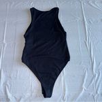 ZARA Black Bodysuit One Piece High Neck Sleeveless Photo 2