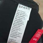 Spanx black faux vegan leather high waisted leggings Photo 5
