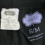 Mud Pie Tuxedo Stripe Leggings Black with Black Sequins Size S/M Photo 7